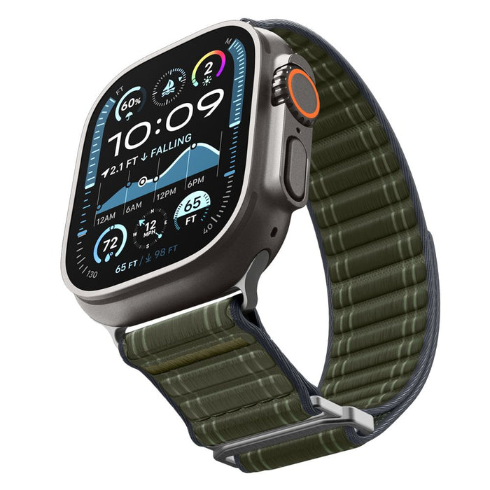 Каишка Spigen WBF0 за Apple Watch 44 / 45 / 46 / 49 мм - зелена