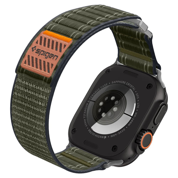 Каишка Spigen WBF0 за Apple Watch 44 / 45 / 46 / 49 мм - зелена