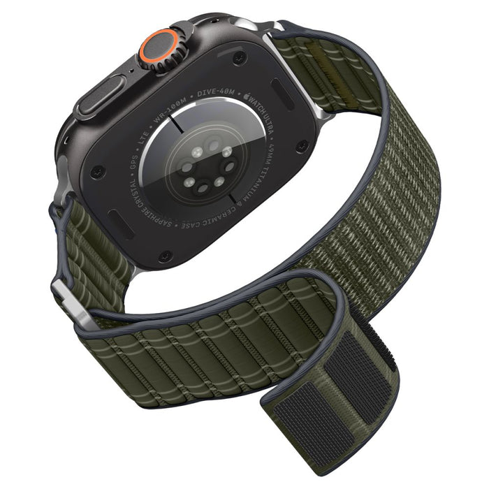 Каишка Spigen WBF0 за Apple Watch 44 / 45 / 46 / 49 мм - зелена