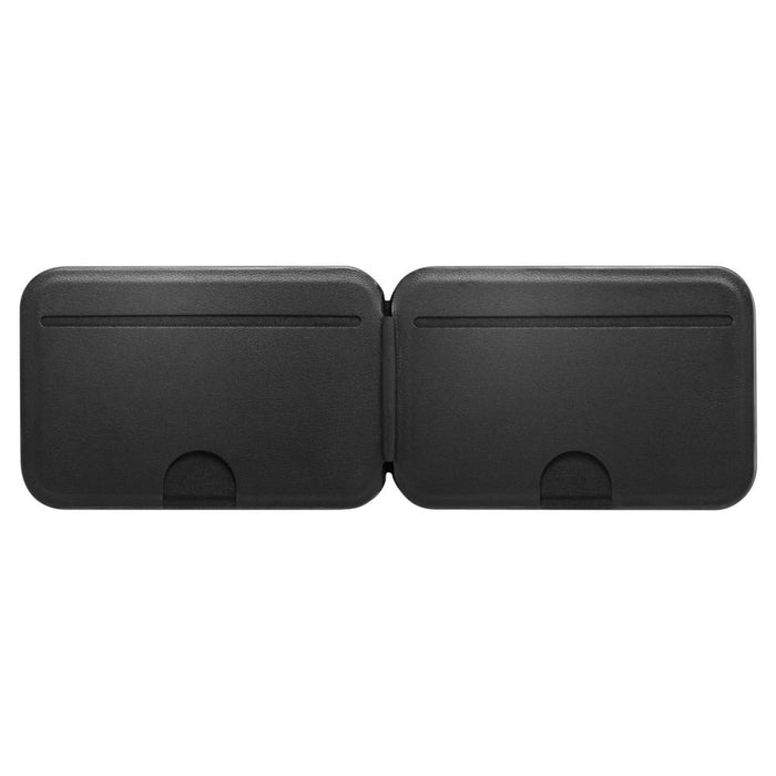 Магнитен калъф за телефон Spigen Slim Fold Tripod Wallet S314-2 MagSafe - черен