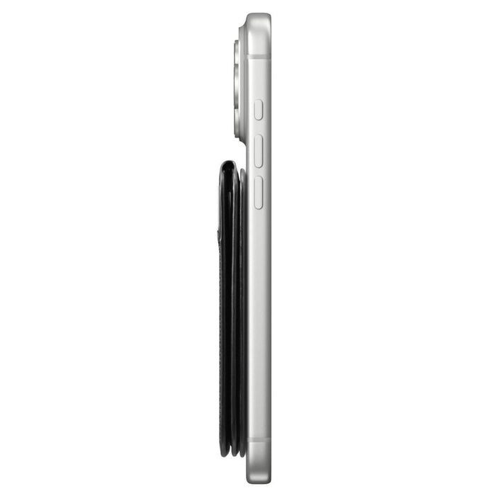 Магнитен калъф за телефон Spigen Slim Fold Tripod Wallet S314-2 MagSafe - черен