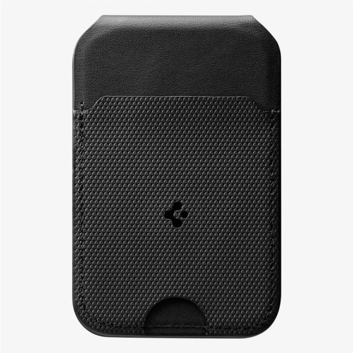 Магнитен калъф за телефон Spigen Slim Fold Tripod Wallet S314-2 MagSafe - черен