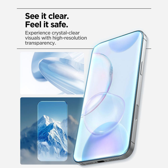 Spigen Glas.tR AlignMaster Slim - комплект от 3 закалени стъкла за iPhone 17 Pro