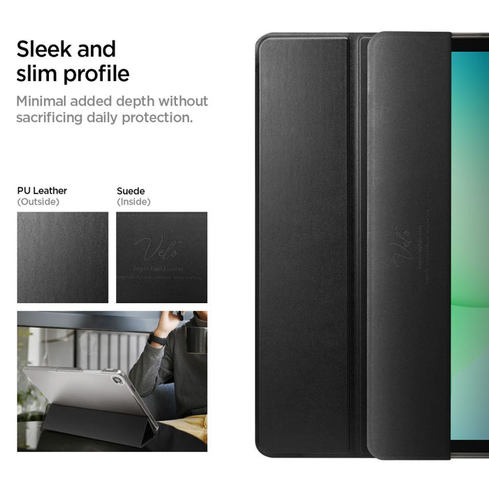 Калъф Spigen Smart Fold за Samsung Galaxy Tab A9+ / A11+ - черен