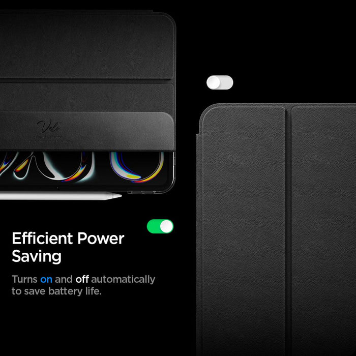 Калъф Spigen Liquid Air Folio за iPad Pro 11” (2024) iPad Pro 11” (2025) - черен