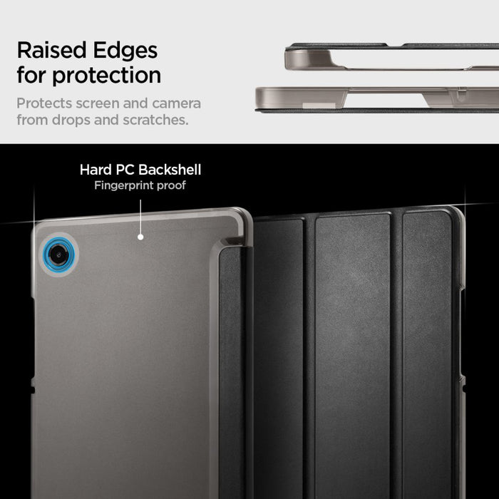 Калъф Spigen Smart Fold за Samsung Galaxy Tab A9 / A11 - черен