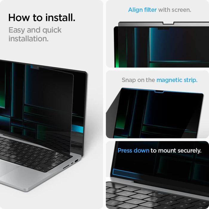 Протектор за екран Spigen SafeView за MacBook Pro 14 (2021-2025)