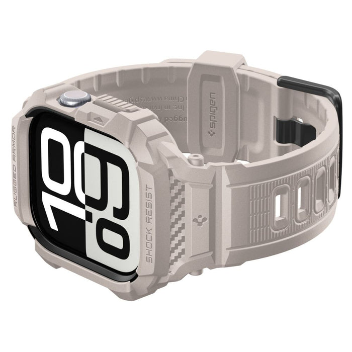 Каишка за Apple Watch Spigen Rugged Armor Pro V2 (46 мм) - бежова
