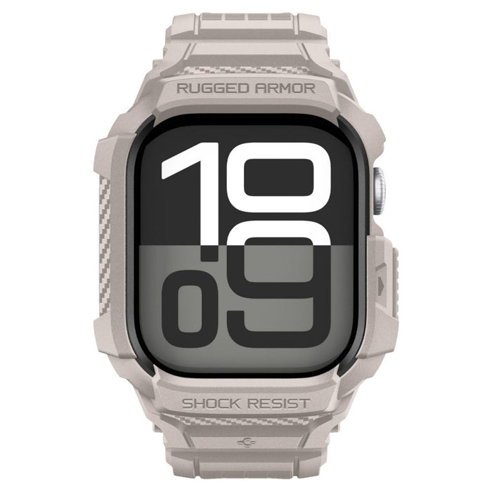 Каишка за Apple Watch Spigen Rugged Armor Pro V2 (46 мм) - бежова
