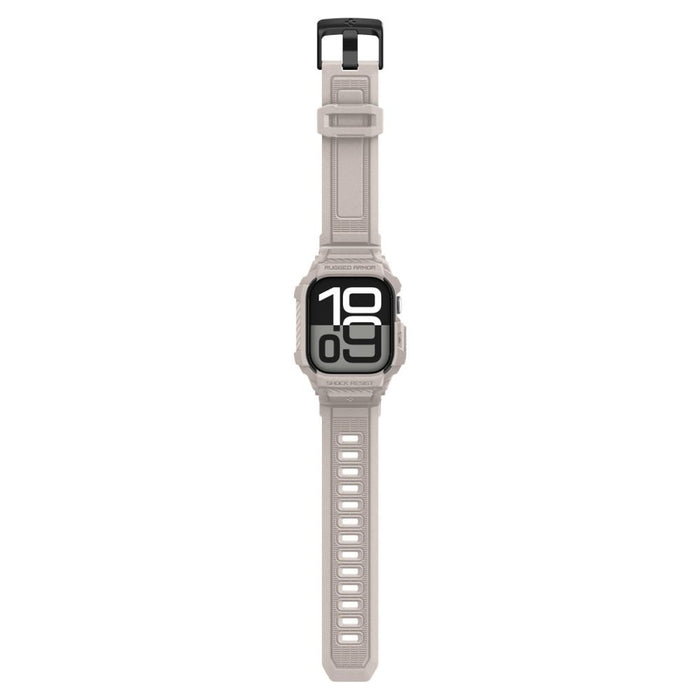 Каишка за Apple Watch Spigen Rugged Armor Pro V2 (46 мм) - бежова