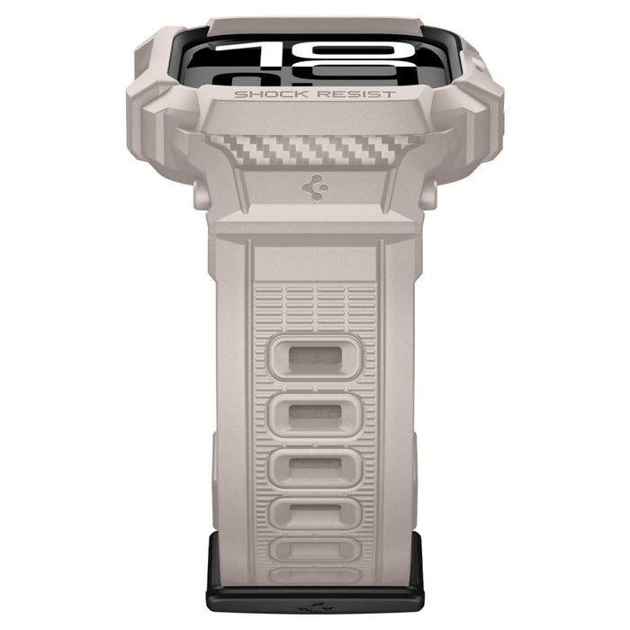 Каишка за Apple Watch Spigen Rugged Armor Pro V2 (46 мм) - бежова