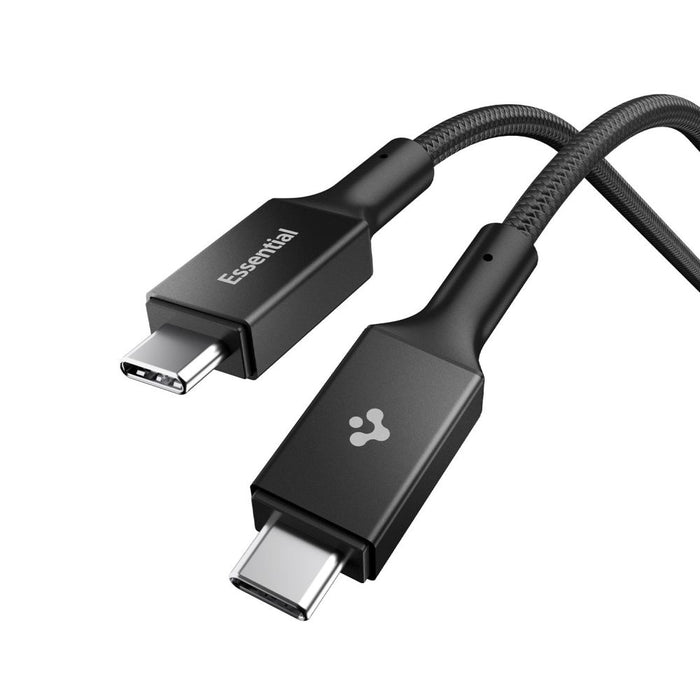 Кабел Spigen Essential EB24015CC USB-C / USB-C 240W 150 см - черен