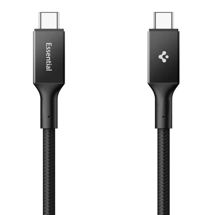 Кабел Spigen Essential EB24015CC USB-C / USB-C 240W 150 см - черен
