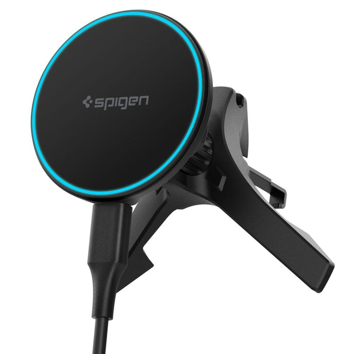 Държач за кола Spigen EV15MAQ Essential Qi2 MagSafe - черен