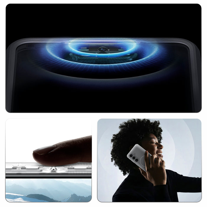 Калъф Spigen Ultra Hybrid Mag MagSafe за Samsung Galaxy S26 - прозрачен и бял