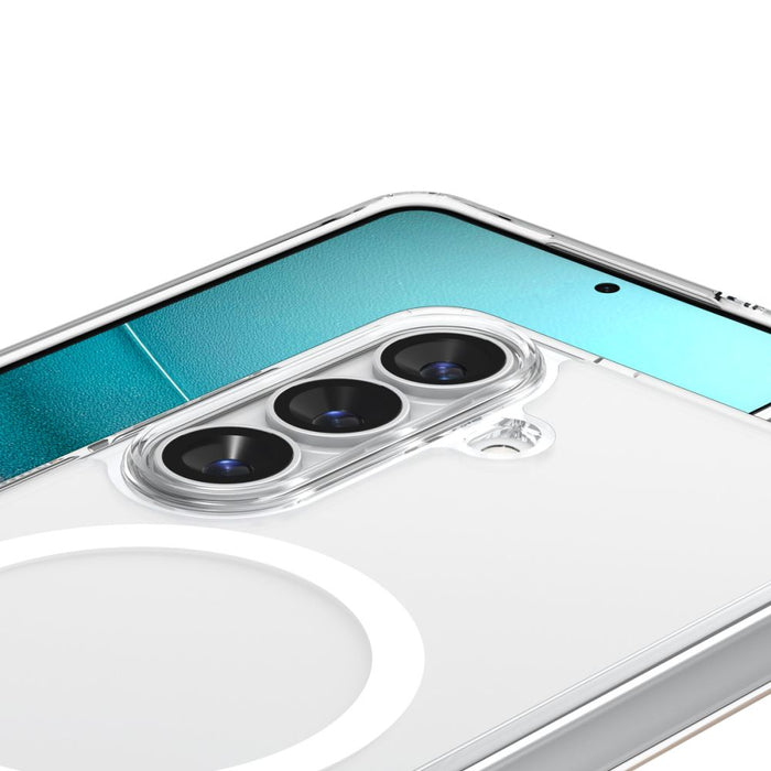Калъф Spigen Ultra Hybrid Mag MagSafe за Samsung Galaxy S26 - прозрачен и бял