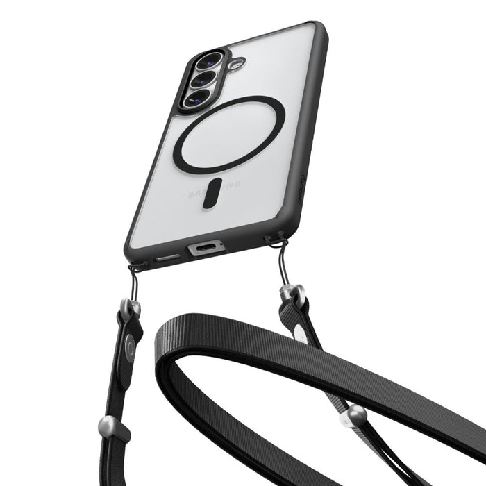 Калъф Spigen Ultra Hybrid Mag MagSafe за Samsung Galaxy S26 - прозрачен черен
