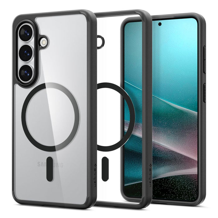 Калъф Spigen Ultra Hybrid Mag MagSafe за Samsung Galaxy S26 - прозрачен черен