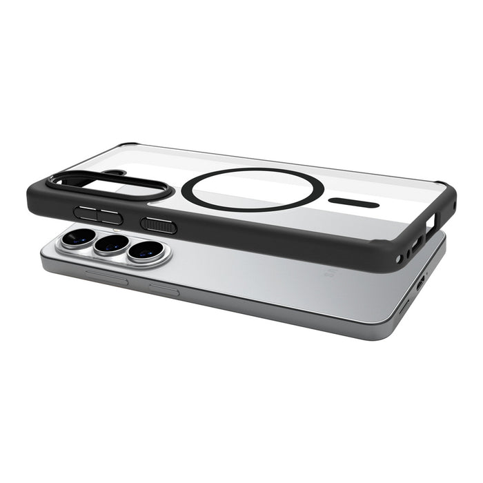 Калъф Spigen Ultra Hybrid Mag MagSafe за Samsung Galaxy S26 - прозрачен черен