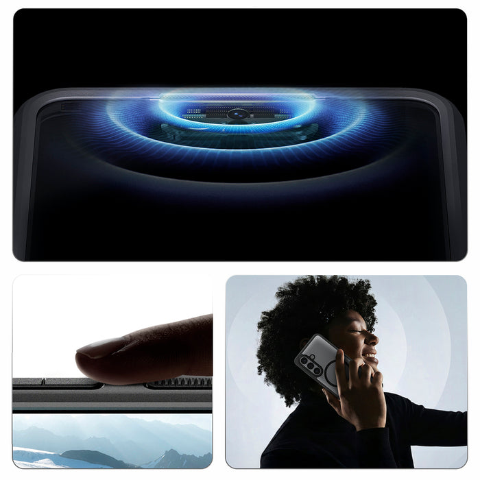 Калъф Spigen Ultra Hybrid Mag MagSafe за Samsung Galaxy S26 - прозрачен черен