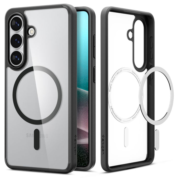 Калъф Spigen Ultra Hybrid Mag MagSafe за Samsung Galaxy S26 - прозрачен черен