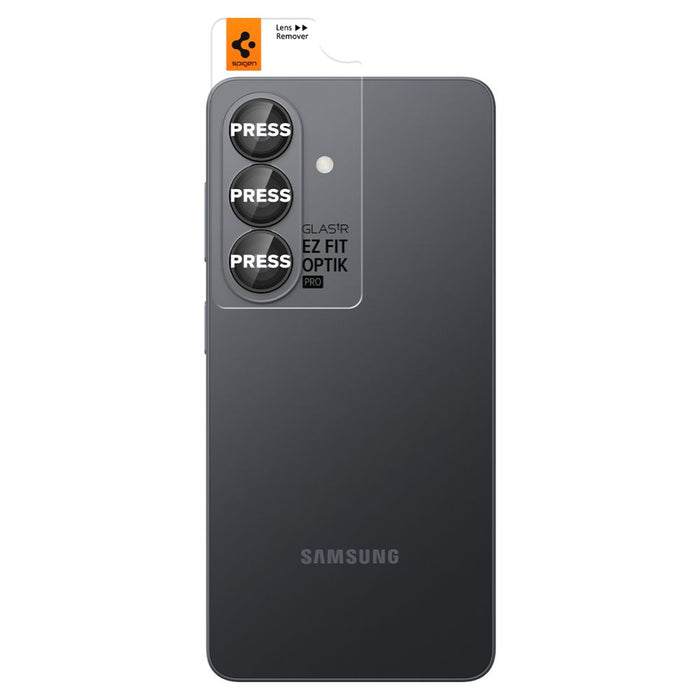 Spigen Glas.Tr Ez Fit Optik Pro HD Camera Cover - комплект от 2 броя за Samsung Galaxy S26 - черен
