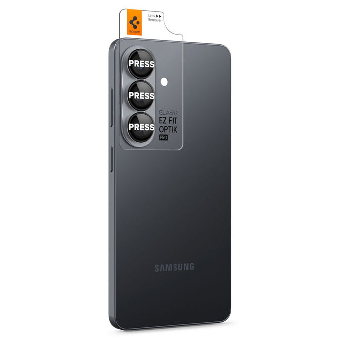 Spigen Glas.Tr Ez Fit Optik Pro HD Camera Cover - комплект от 2 броя за Samsung Galaxy S26 - черен