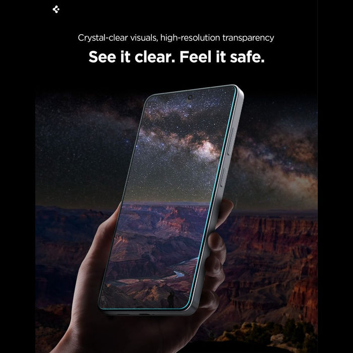 Закалено стъкло Spigen Glas.Tr Ez Fit Pro HD за Samsung Galaxy S26