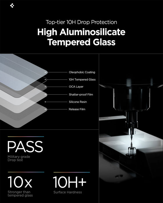 Spigen Glas.Tr Ez Fit Pro HD Privacy Glass Pack от 2 броя за Samsung Galaxy S26