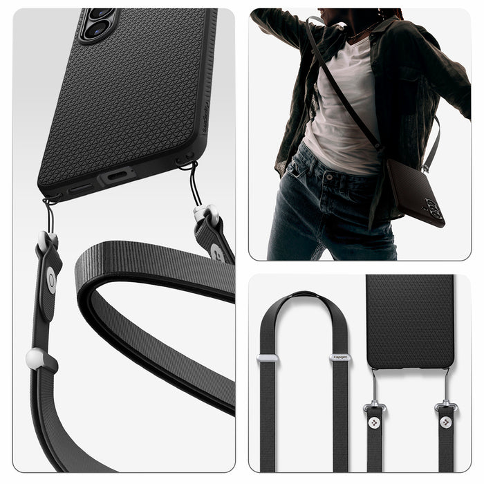 Калъф Spigen Liquid Air за Samsung Galaxy S26+ - матово черен