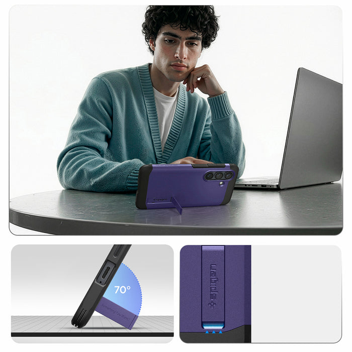 Калъф Spigen Tough Armor Mag MagSafe за Samsung Galaxy S26+ - лилав