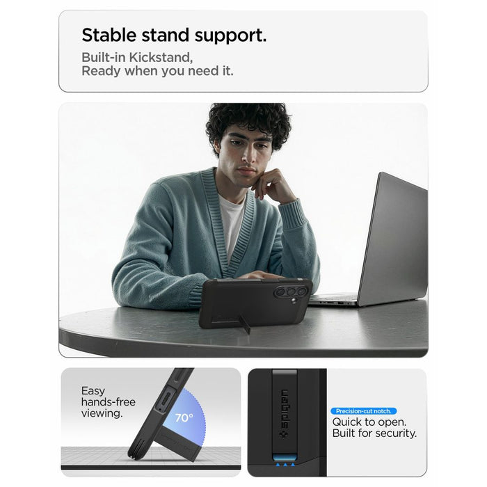 Калъф Spigen Tough Armor Mag MagSafe за Samsung Galaxy S26+ - черен