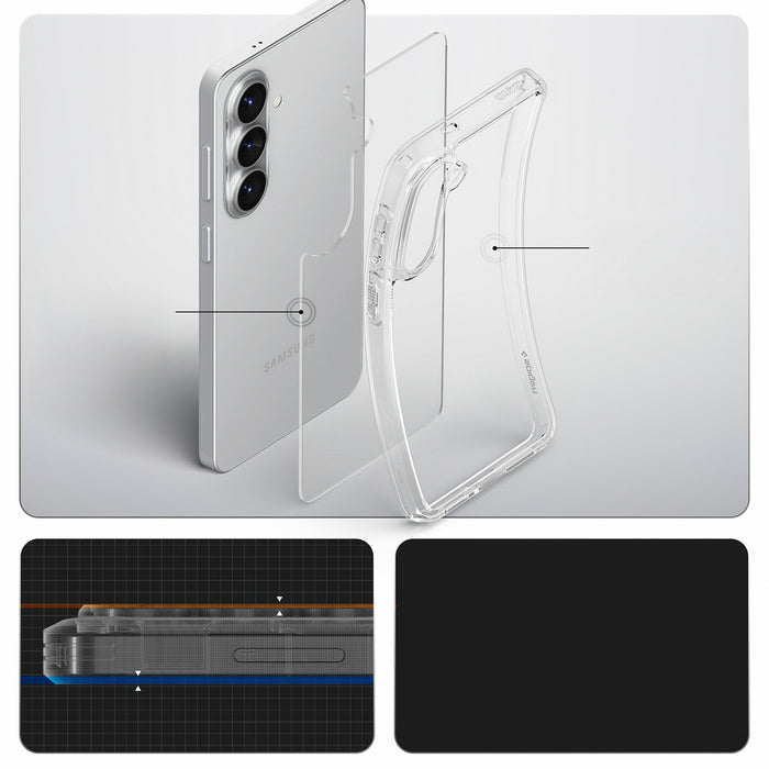 Spigen Ultra Hybrid калъф за Samsung Galaxy S26+ - прозрачен