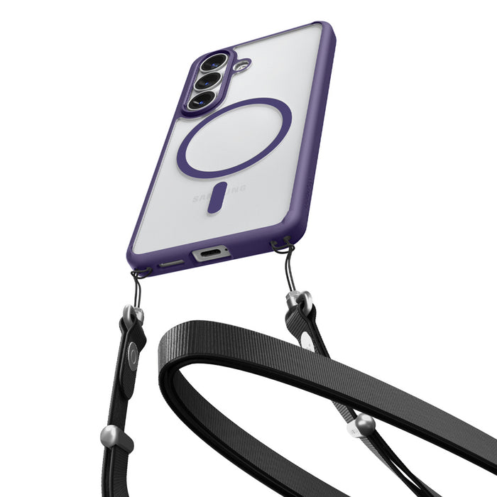 Калъф Spigen Ultra Hybrid Mag MagSafe за Samsung Galaxy S26+ - прозрачен, тъмносин