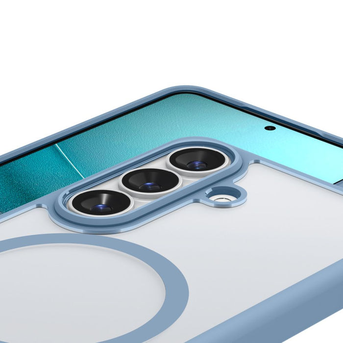 Калъф Spigen Ultra Hybrid Mag MagSafe за Samsung Galaxy S26+ - прозрачен син