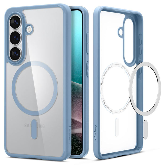 Калъф Spigen Ultra Hybrid Mag MagSafe за Samsung Galaxy S26+ - прозрачен син