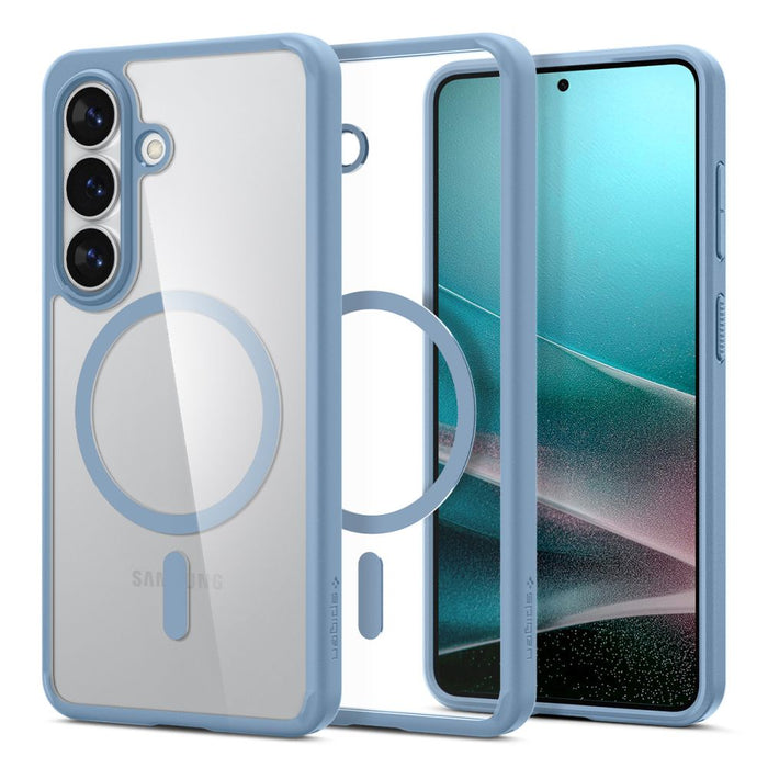 Калъф Spigen Ultra Hybrid Mag MagSafe за Samsung Galaxy S26+ - прозрачен син