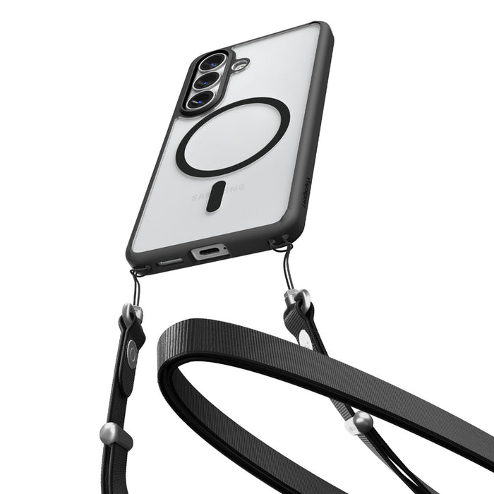 Калъф Spigen Ultra Hybrid Mag MagSafe за Samsung Galaxy S26+ - прозрачен черен