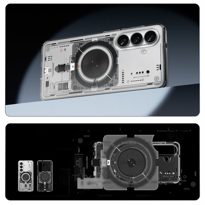 Калъф Spigen Ultra Hybrid Mag MagSafe за Samsung Galaxy S26+ Neo One - прозрачен