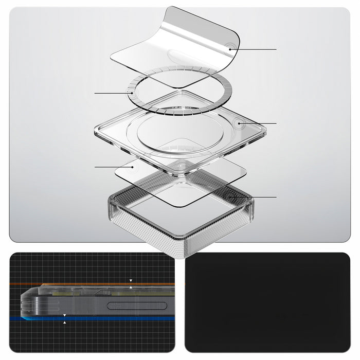 Калъф Spigen Ultra Hybrid Mag MagSafe за Samsung Galaxy S26+ Neo One - прозрачен