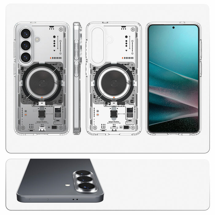 Калъф Spigen Ultra Hybrid Mag MagSafe за Samsung Galaxy S26+ Neo One - прозрачен