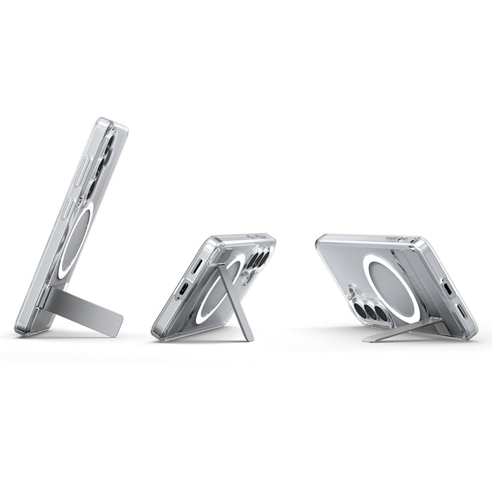 Калъф Spigen Ultra Hybrid S Mag MagSafe за Samsung Galaxy S26+ - прозрачен и бял
