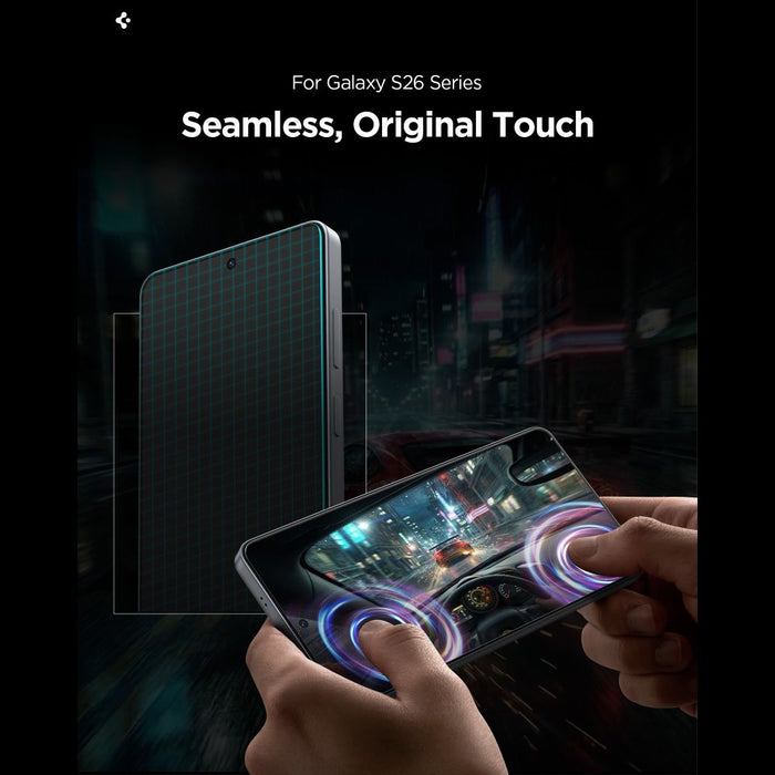 Spigen Glas.Tr Ez Fit Pro HD закалено стъкло за Samsung Galaxy S26+ (2 броя)