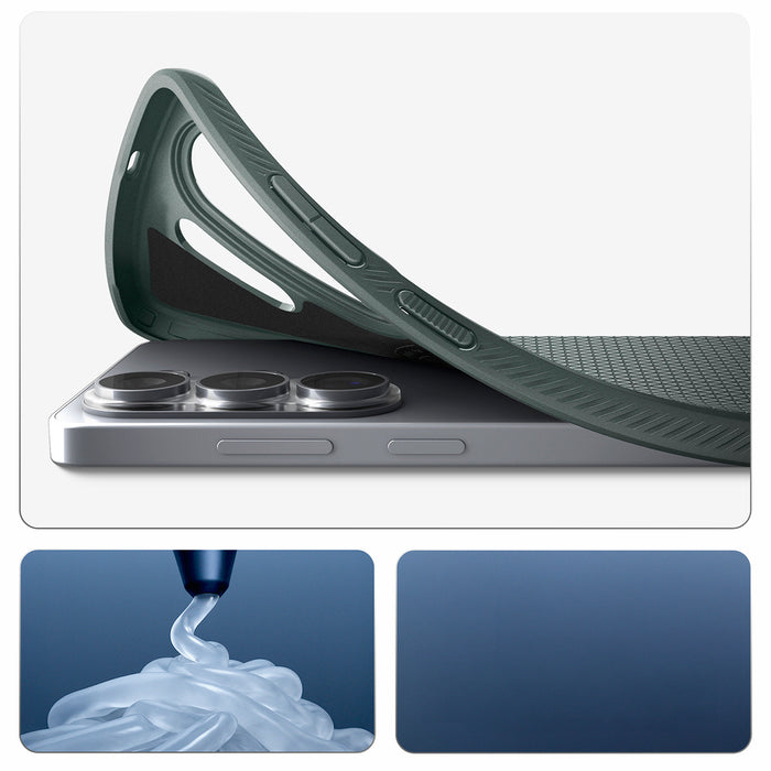 Калъф Spigen Liquid Air Mag MagSafe за Samsung Galaxy S26 Ultra - зелен