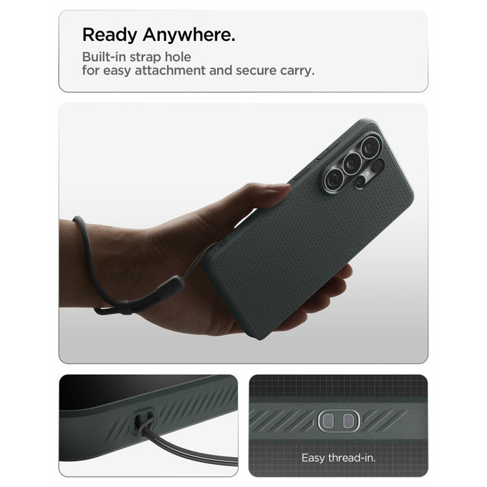 Калъф Spigen Liquid Air Mag MagSafe за Samsung Galaxy S26 Ultra - зелен