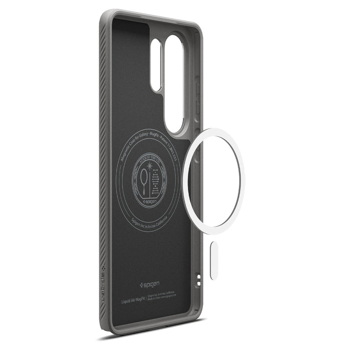 Калъф Spigen Liquid Air Mag MagSafe за Samsung Galaxy S26 Ultra - сив