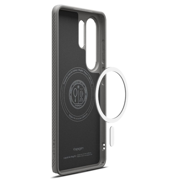 Калъф Spigen Liquid Air Mag MagSafe за Samsung Galaxy S26 Ultra - сив