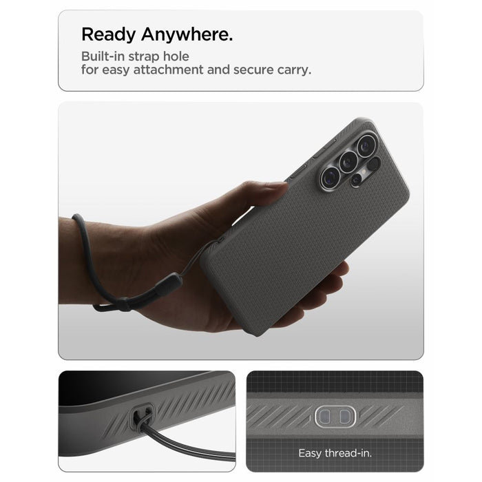Калъф Spigen Liquid Air Mag MagSafe за Samsung Galaxy S26 Ultra - сив