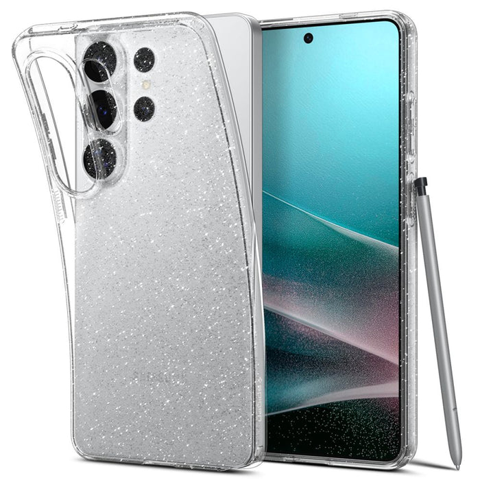 Калъф Spigen с течни кристали за Samsung Galaxy S26 Ultra - блясък и прозрачен