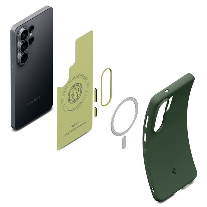 Калъф Spigen Nano Pop Mag MagSafe за Samsung Galaxy S26 Ultra - зелен